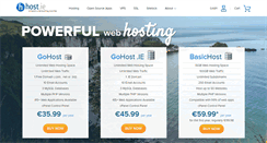 Desktop Screenshot of host.ie